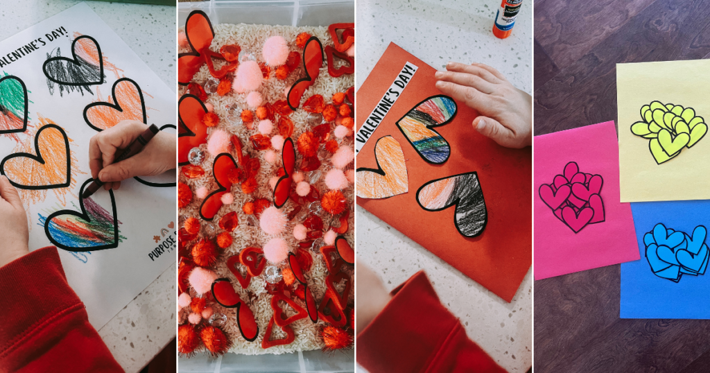 Low Prep Valentine's Day Activities for kids