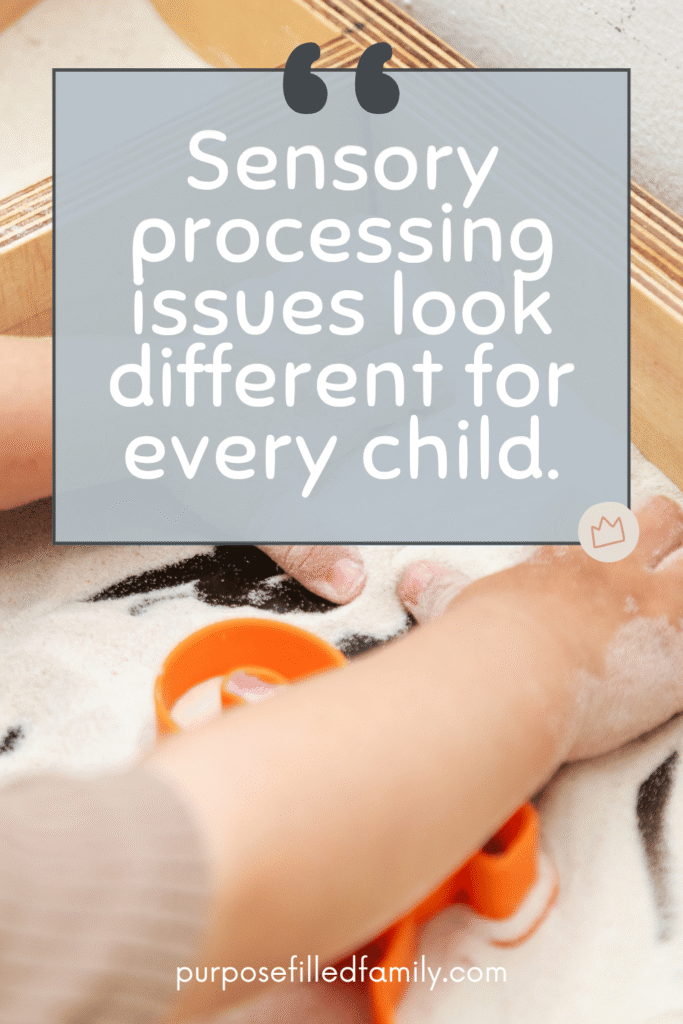 image with text overlay about sensory seeker